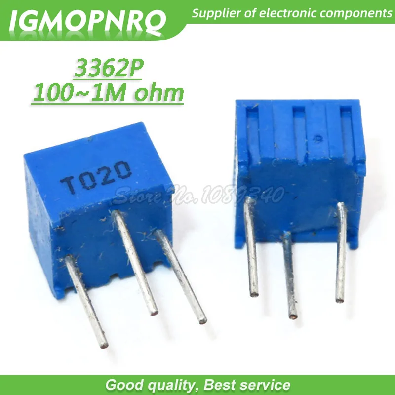 10 шт. 3362P 101 201 501 102 202 502 103 триммер потенциометр 203 500R 1K 2K 5K 10K 20K 50K 503 K 3362P-1-103LF |