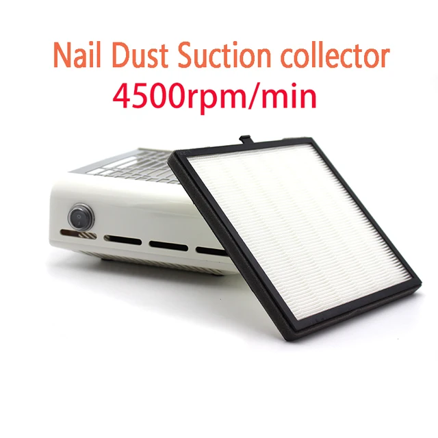 Strong 4500rpm Min Nail Fan Art Salon Suction Dust Collector Strong 4500rpm Min Nail Fan Art Salon Suction Dust Collector Machine Vacuum Cleaner Uv