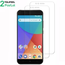 2Pcs Tempered Glass For Xiaomi Mi 5X A1 Screen Pro