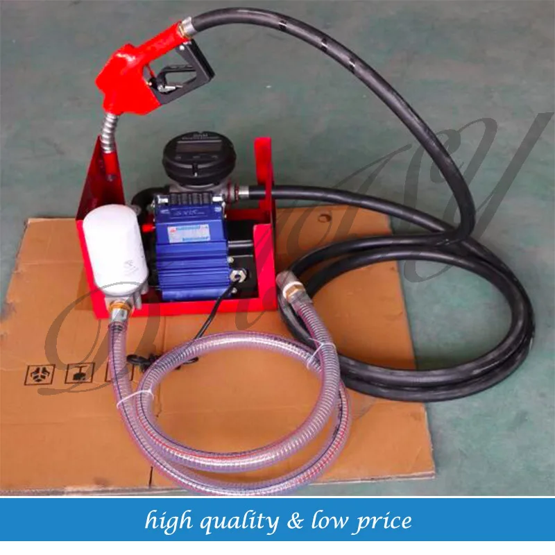 80l/min Electric Diesel Oil Pump Meter Self Priming Transfer Fuel Cast