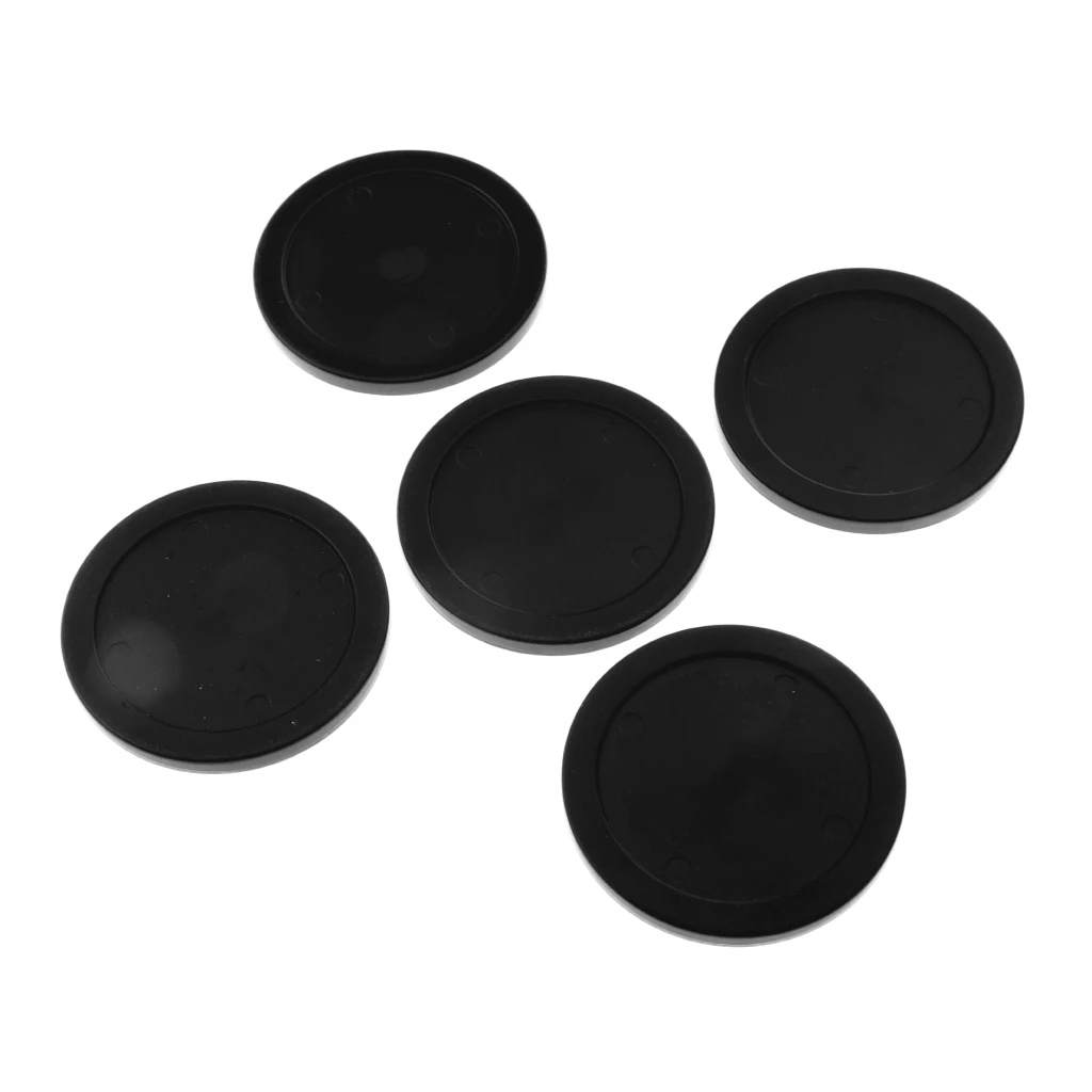 5 Pieces 62mm Durable Plastic Air Hockey Pucks Choice of Colors Entertainment Table Game Standard Air Hockey Pucks Accessories