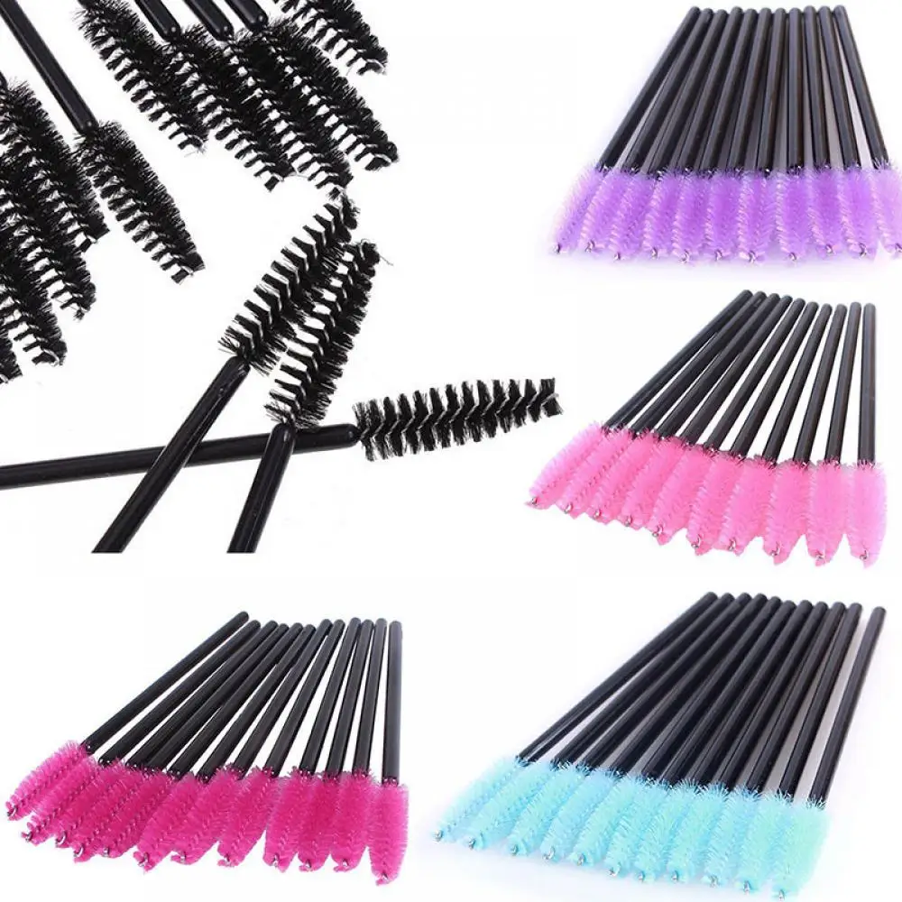 50Pcs/Pack Disposable Micro Eyelash Brushes Mascara Wands Applicator Wand Brushes Eyelash Comb Spoolers Beauty Makeup Tool Kit 50Pcs/Pack Disposable Micro Eyelash Brushes Mascara Wands Applicator Wand Brushes Eyelash Comb Spoolers Beauty Makeup Tool Kit