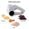 Rallador rotatorio para queso, rallador rotatorio para queso, nueces y Chocolate, rallador de verduras clásico ► Foto 3/6