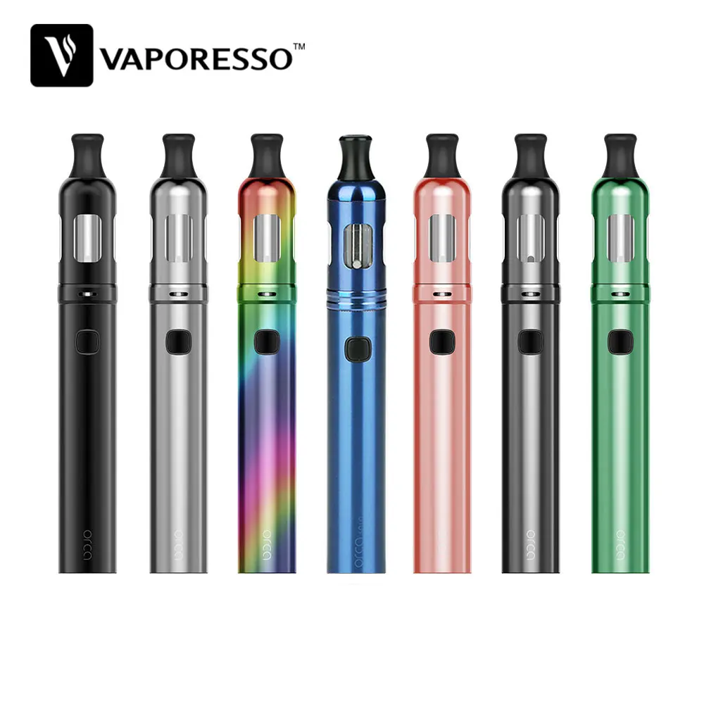 Original Vaporesso Orca Solo Kit with 800mah Battery & 1.5ml Tank Vape Pen Electronic Cigarette Vaper Vaporizer Vaping MTL Vape Original Vaporesso Orca Solo Kit with 800mah Battery & 1.5ml Tank Vape Pen Electronic Cigarette Vaper Vaporizer Vaping MTL Vape
