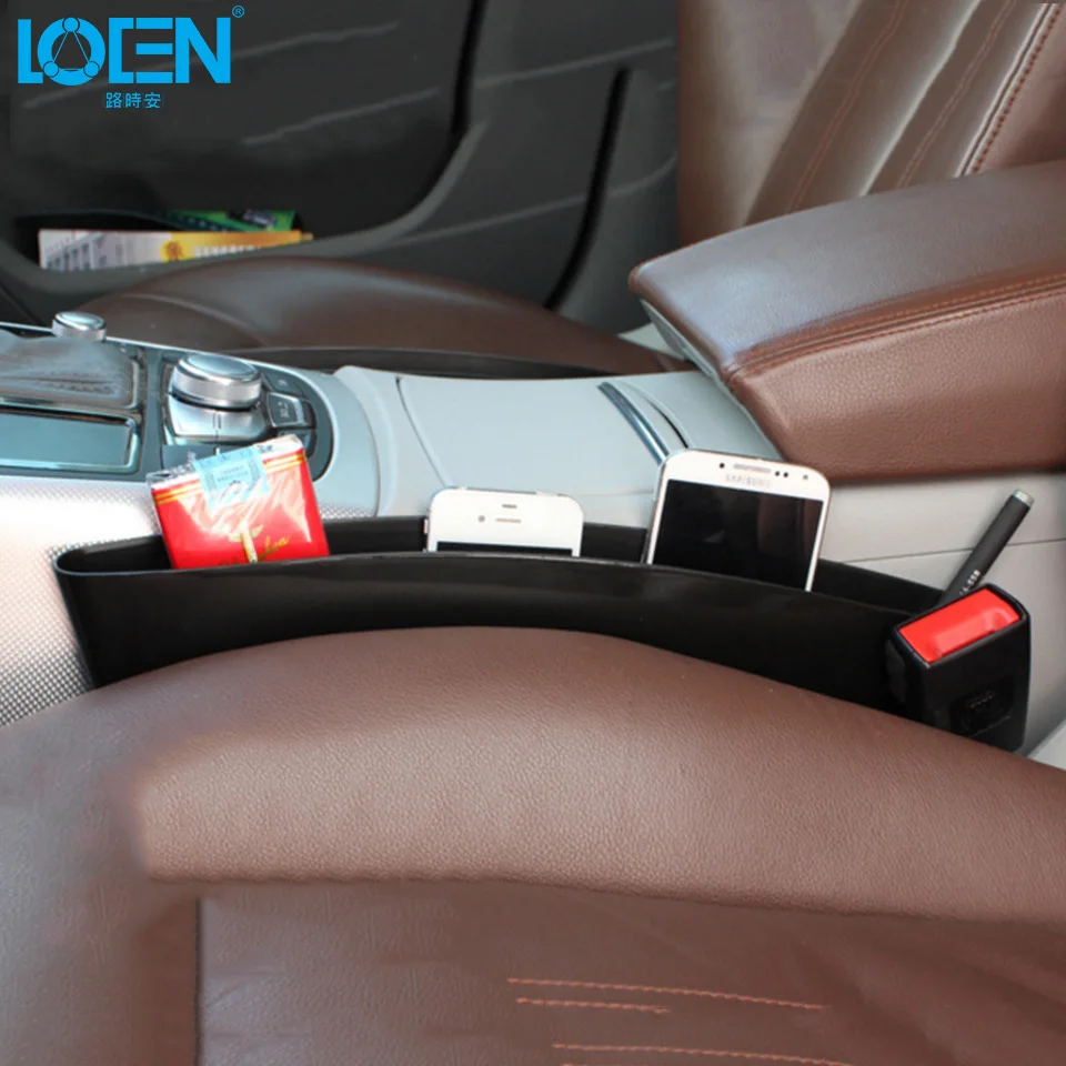 

1PC Universal waterproof Car Seat Gap Pocket Leak-Proof Storage Box Auto phone lighter Organization Bag Container Sundries bag
