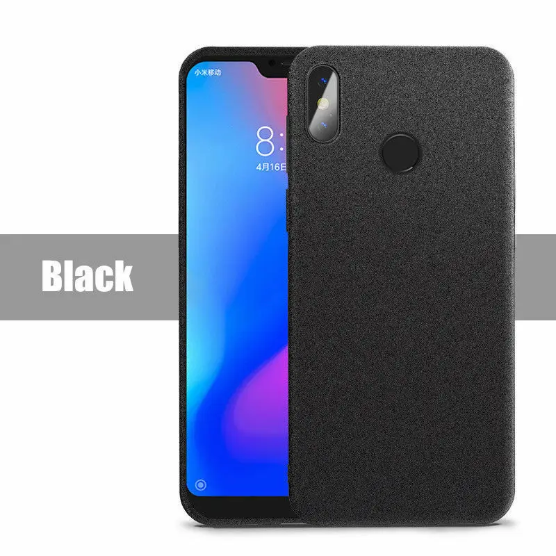Чехол для Xiaomi mi 8 9 SE Pro Max 3 6 6X 5X A1 A2 Lite Red mi 7 Note 7 Pro Чехол с защитой от отпечатков пальцев мягкий матовый Ультратонкий чехол из ТПУ - Цвет: Черный