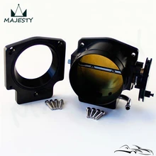 Дроссельной заслонки для Gen III LS1 LS2 LS3 LS6 7 LSX 102 мм+ коллектор адаптер пластина черного цвета