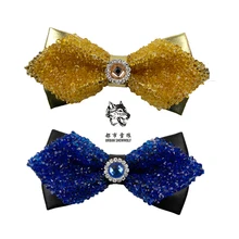 Новое повседневное мужское модное свадебное платье, завязанное головкой жениха, британский корейский бант, Подарочный воротник, галстук-бабочка