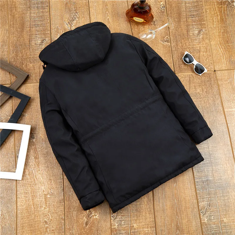TIEPUS Winter Jacket men 6XL 7XL 8XL Middle age Thick Warm Parka men Multi-Pocket Cargo Jacket coat windbreaker Hooded clothing TIEPUS Winter Jacket men 6XL 7XL 8XL Middle age Thick Warm Parka men Multi-Pocket Cargo Jacket coat windbreaker Hooded clothing