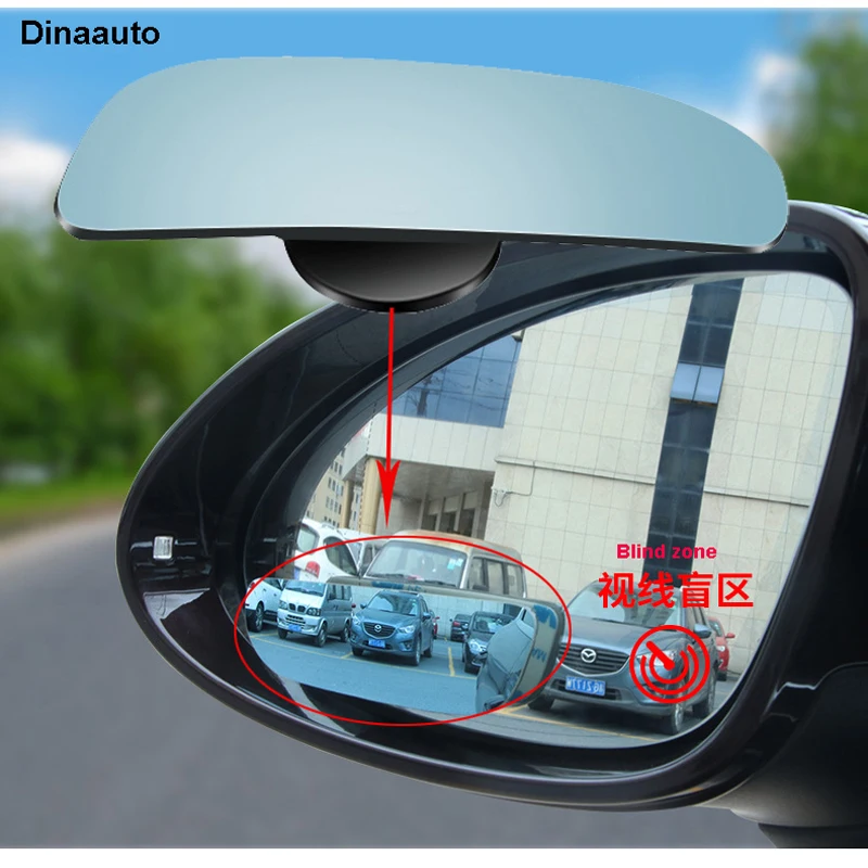Wide Angle Blind Spot Mirror Long Rear View Mirror Adjustable Convex