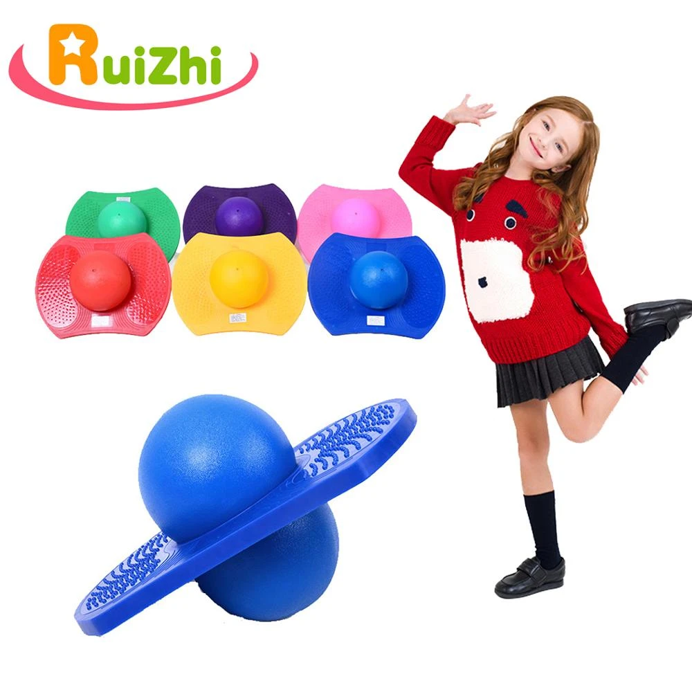 IBLUELOVER Pogo Ball Space Hopper Balance Jump Ball Elastic Balance Board Space Ball Toy Body Fitness Ball Home Indoor Outdoor Esercizio Strumento di allenamento per bambini adulti IBLUELOVER Pogo Ball Space Hopper Balance Jump Ball Elastic Balance Board Space Ball Toy Body Fitness Ball Home Indoor Outdoor Esercizio Strumento di allenamento per bambini adulti