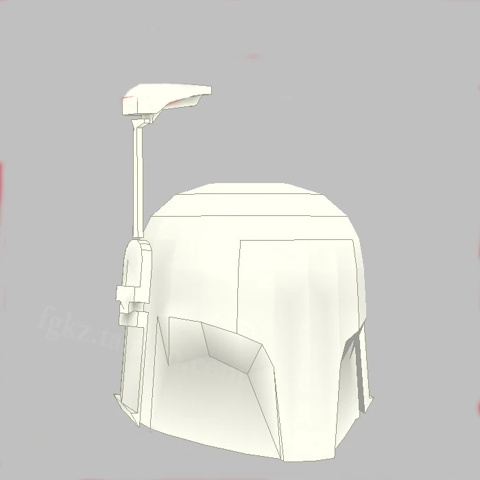 Paper Model Star Wars Clone Cadet Helmet Mask 1 1 Wearable Cosplay Model DIY Handmade Child