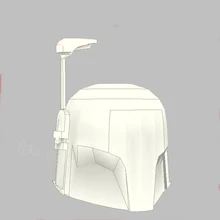 Paper Model Star Wars Clone Cadet Helmet Mask 1 1 Wearable Cosplay Model DIY Handmade Child