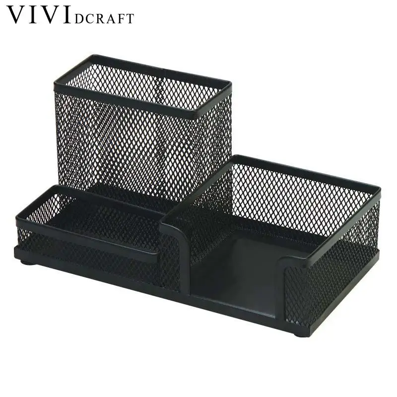 

Black Office Organizer Round Cosmetic Pencil Pen Holders Vividcraft 1 PC High Quality Stationery Container Office Supplies