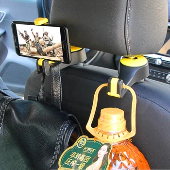 

Car Interior Accessories Seat Headrest Hook Phone Holder For Skoda Superb Octavia A7 A5 2 Fabia Rapid Yeti Mitsubishi Asx Lancer
