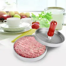 1 stücke Neue Ankunft Lebensmittelqualität Edelstahl Hamburger Patties Maker Burger Fleisch Presse 12*12*8 cm geflügel Werkzeuge Drop Shipping