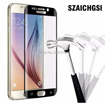 

SZAICHGSI Tempered Glass Screen Protector for Samsung Galaxy S6 Edge with retail box package wholesale 200pcs/lot