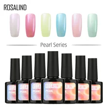 ROSALIND гель 1S 10 мл жемчужный УФ-гель для ногтей чистый цвет замочить от ногтей Профессиональный лак Полупостоянный Лаки
