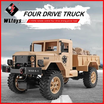 

WLtoys 124301 2.4Ghz 1/12 4WD Off-road RC Military Truck Vehicle RC Car Remote Control for Kids Children Toy Gift Present