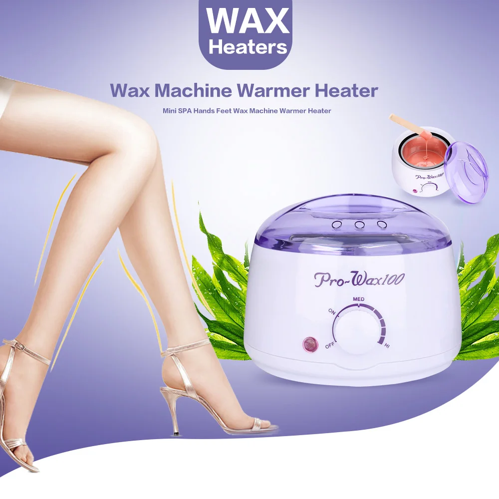

Professional Warmer Wax Heater Epilator 500ml Mini SPA Hand Feet Paraffin Wax machine Rechargeable Body Depilatory Hair Removal