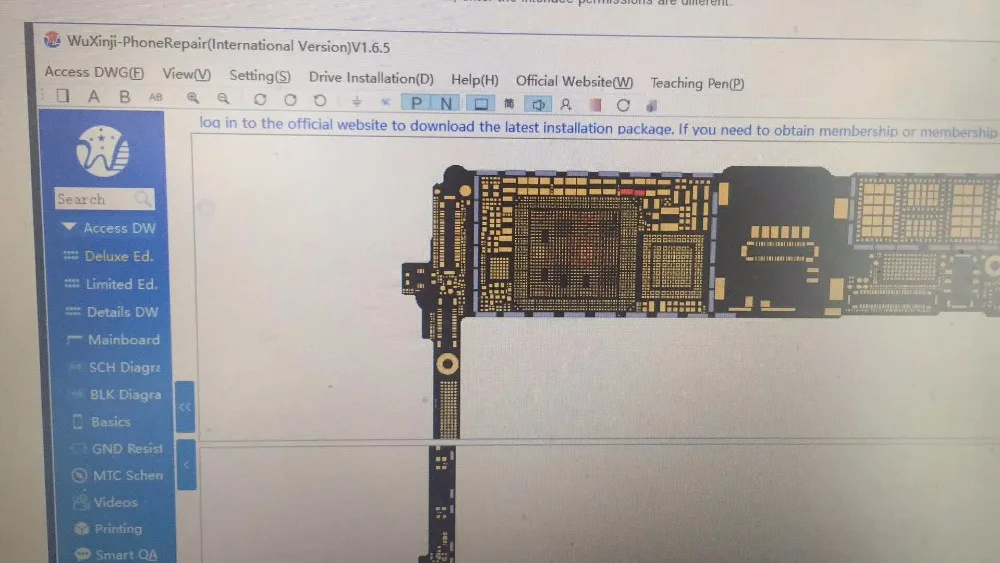 WUXINJI ремонт чертежей схема с программным обеспечением для iPhone iPad samsung XiaoMi схема материнской платы