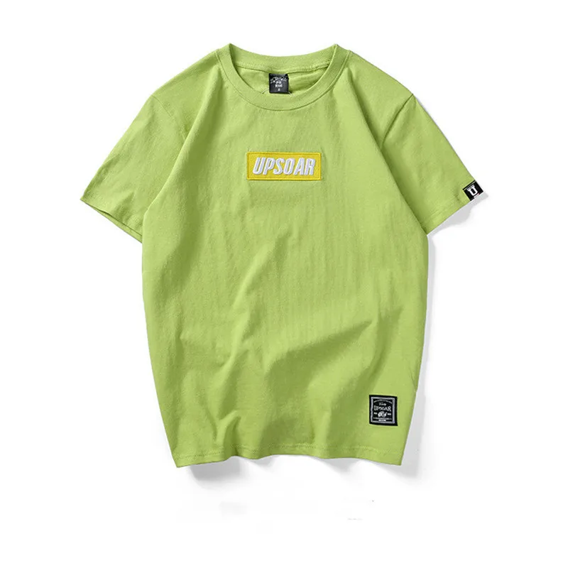 BOLUBAO модные для мужчин футболки для женщин хип хоп короткий рукав лето г. Повседневное Street мужчин T рубашки с принтом-надписью Футболка - Цвет: Green