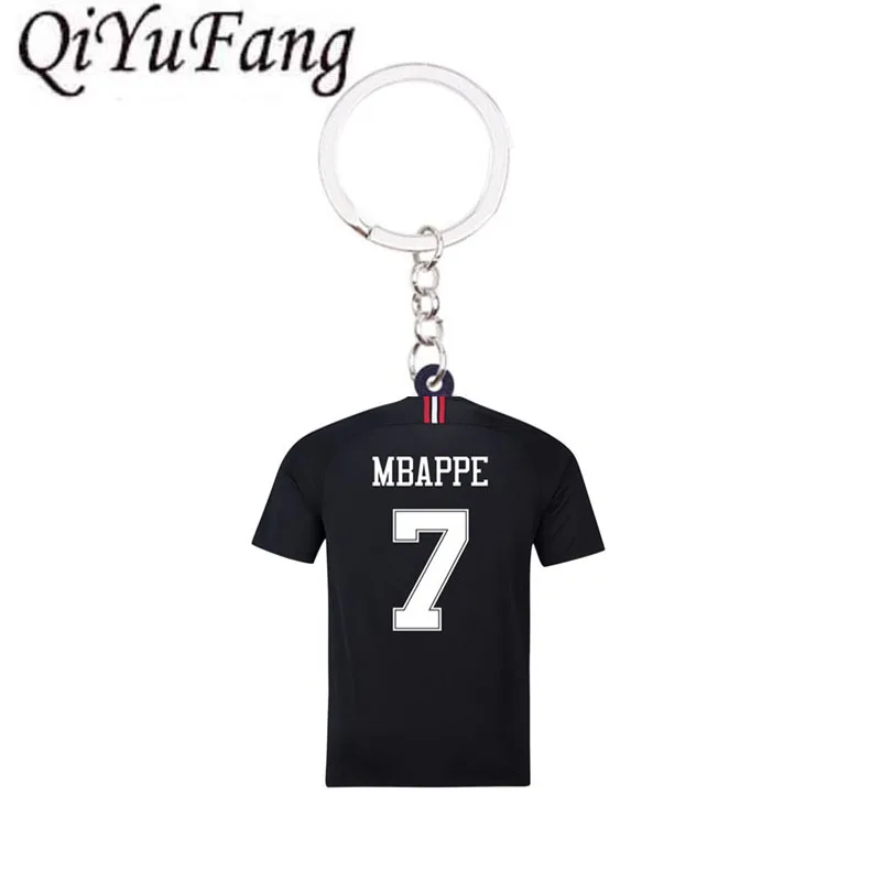 

Qiyufang Mbappe Acrylic C.RONALDO Neymar Keychain Gift Men Football Women Soccer Star Messi Keychains CR7 Fans Purse Keyring