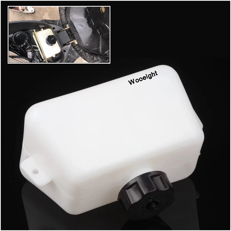 For Gas Powered 2 Stroke 43cc 47cc 49cc Mini ATV Quad Bikes Pocket Bike   White Plastic Gas Fuel Oil Tank 0.8L Capacity (3)