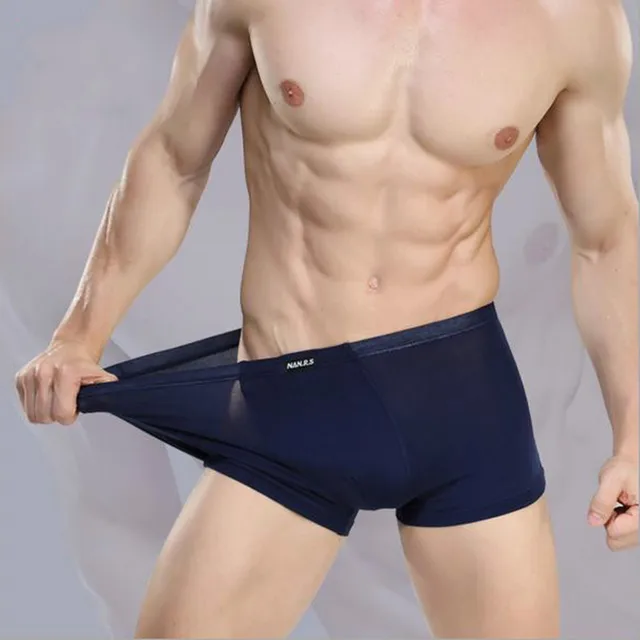 1 Piece Male Super elastic Underwear Men Boxer Men's Sexy Underpants For Man Panties U Convex