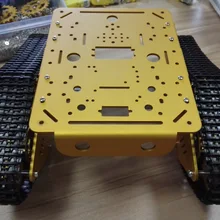 Здравствуйте производитель T300-M Золотой металлический бак шасси Robbot шасси
