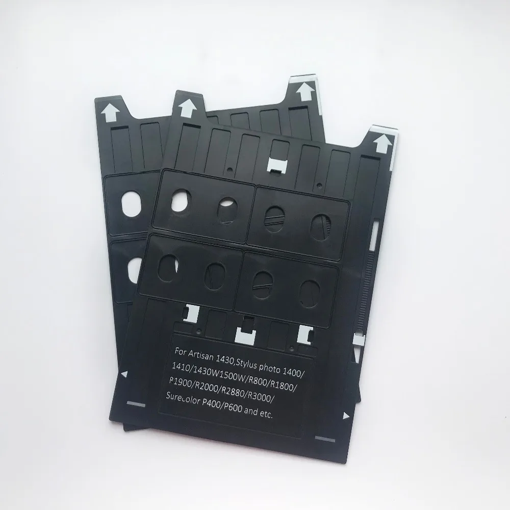 10 шт./лот лот для струйной печати из ПВХ лоток идентификационных карт Epson SureColor P400