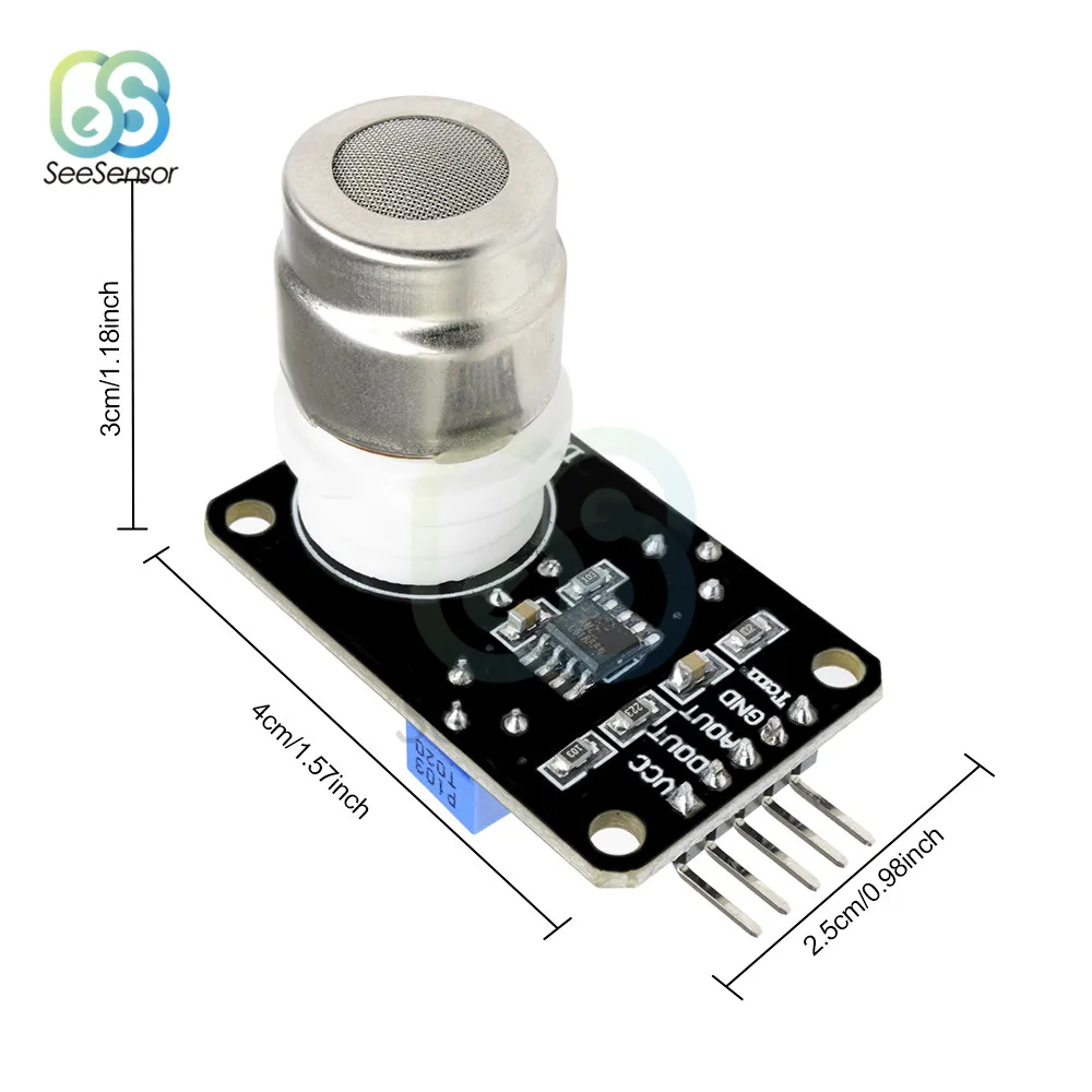 MG811 детектор модуля датчика углекислого газа CO2 с аналоговым выходом ttl