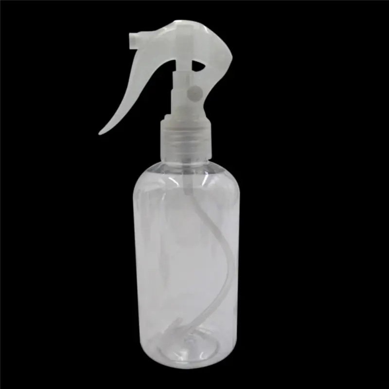250 мл пластиковая бутылка мышей спрей бутылки Прозрачный белый тонкий туман пластик заправка мышь спрей бутылки дорожный инструмент - Цвет: Темно-серый