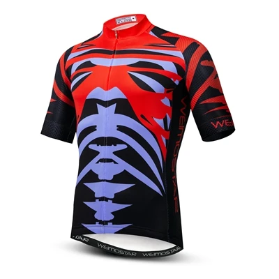 CD6114 Майки для велоспорта Ropa Maillot Ciclismo летние с коротким рукавом велосипедные рубашки рубашка для езды на велосипеде гоночная одежда велосипедная куртка Зеленый Красный - Цвет: CD6114