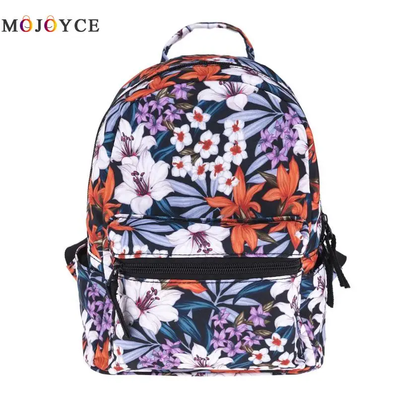 Летние женские Мини-рюкзаки для детей, девочек, арбуз, фрукты, цветочный принт, повседневные школьные рюкзаки, Mochila sac a dos femme - Цвет: 219880.02