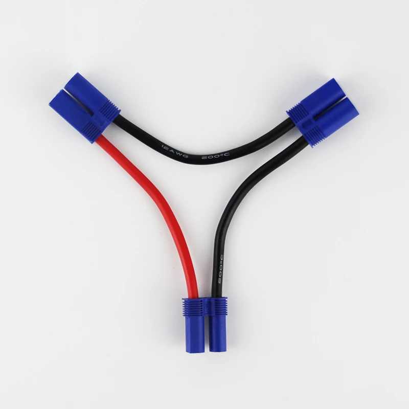 OliYin 50PCS/LOT EC5 Series Lipo Battery Connector 2 male 1 female