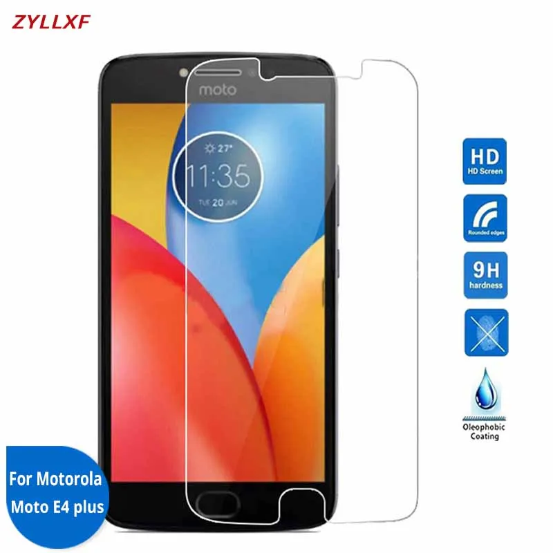 Для Motorola Moto E4 plus закаленное стекло 5 дюймов 9H 2.5D Защитная пленка для экрана на XT1771