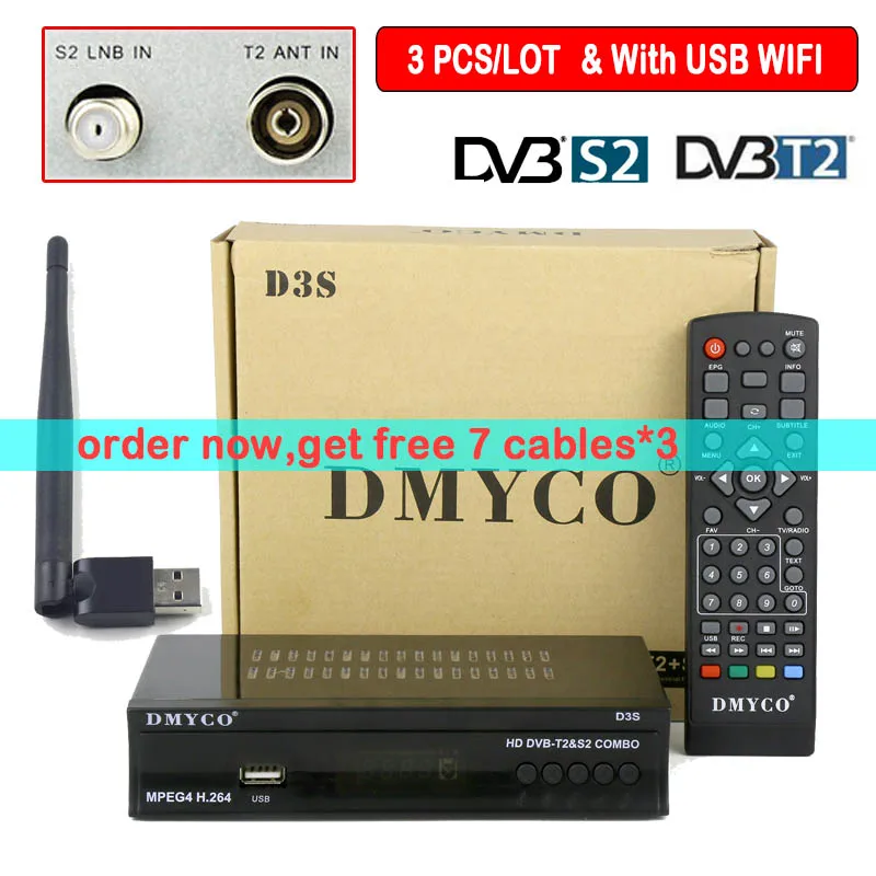 

DVB-T2 dvb S2 HD Digital Terrestrial receptor satelite Combo H.264 MPEG-2/4 HD 1080P TV Tuner meter satellite Receiver with wifi