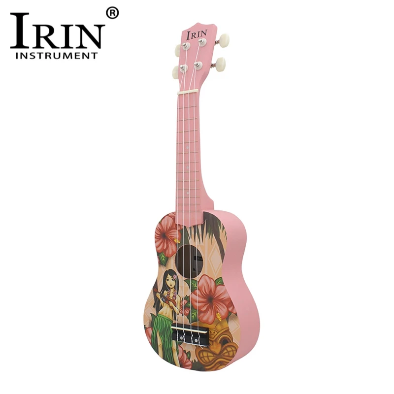IRIN 21 &quotУкулеле Basewood Body Fretboard 4 струны Гавайский гитарра струнный музыкальный