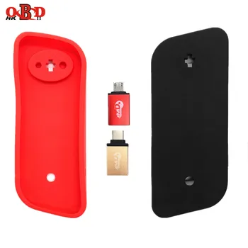 

HKOBDII Silicone Protective Case Backup Cover With 2pcs OTG USB Adapter for Handy Baby 2 Key Programmer