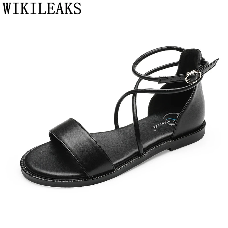 

Gladiator Sandals Women Flat Sandals For Women 2024 Summer Shoes Woman Ladies Shoes And Sandals Black Shoes For Women Big Size