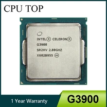Intel celeron g3900 2.8ghz 2m cache processador cpu de núcleo duplo sr2hv lga1151 bandeja