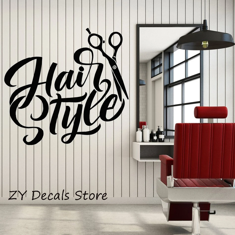 Buy Hairstyle Scissors Wall Window