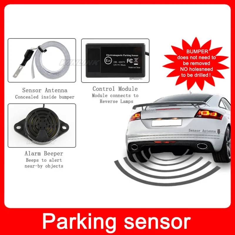 VAUXHALL BACKUP RADAR PARKING REVERSE SENSORS SYSTEM KIT WITH SOUND ALERT