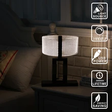 3D лампа Led ночник акриловый ночник деревянная лампа USB настольная лампа ночник освещение для дома прикроватный ночник IY804002