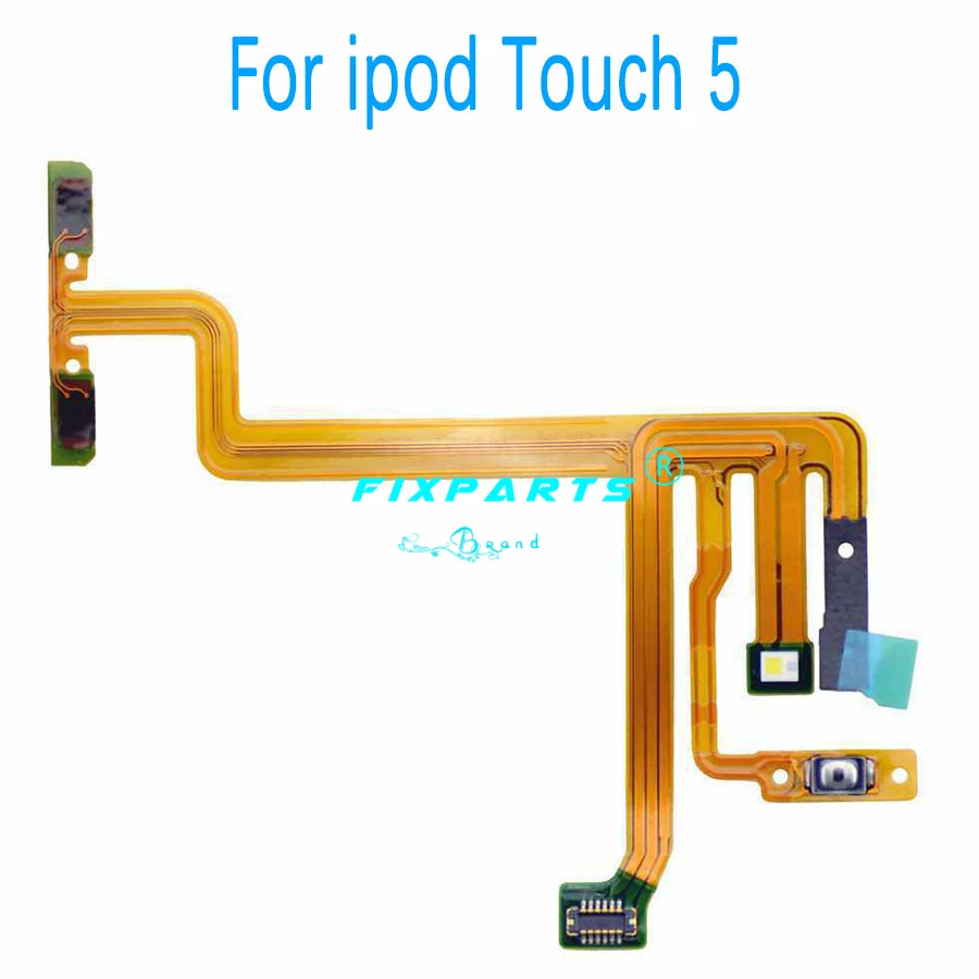 Кабель для Ipod Nano 5 7 6 th вверх вниз аудио кнопка регулировки громкости источник энергии кнопка включения выключения гибкий кабель для iPod Touch 2 3 4 5 - Цвет: For Touch 5
