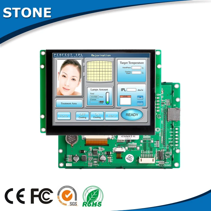 

3.5" TFT LCD Module with touchscreen and RS232/ TTL/ USB port, work with Any MCU