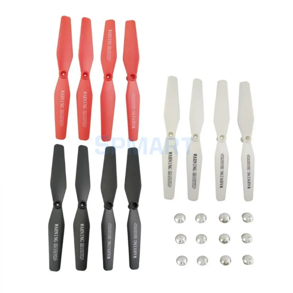 12Pcs Propellers Prop Blade CW CCW for VISUO XS809 XS809W XS809HW 8807 8807W RC Racing Drone Quadcopter Parts