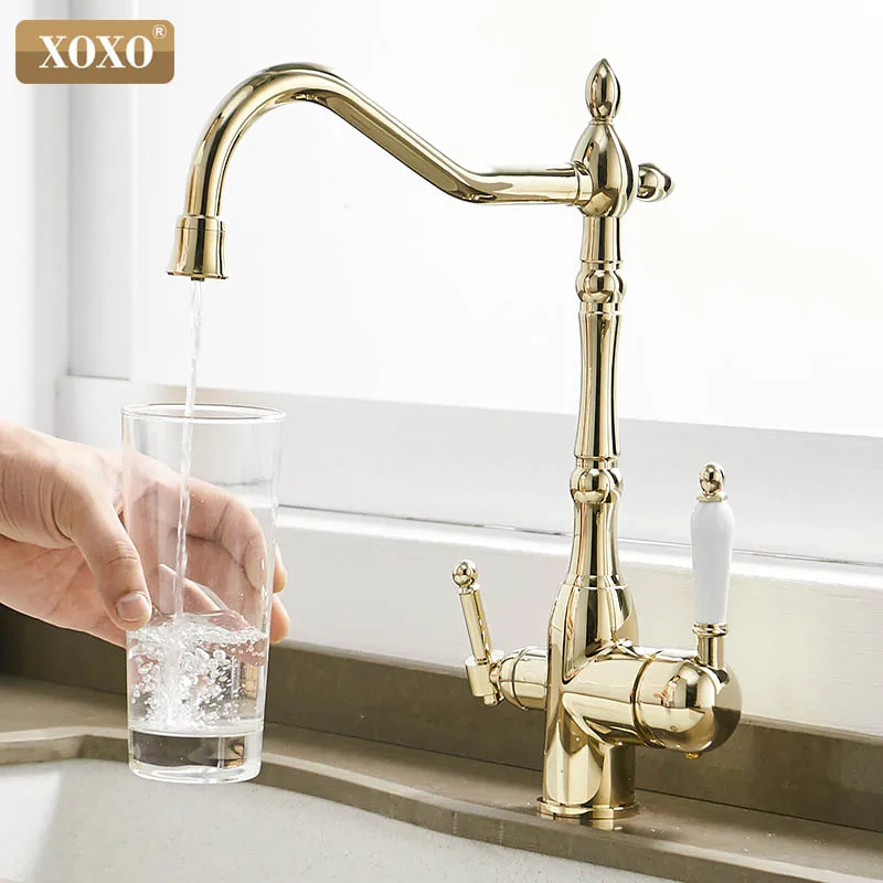  XOXO Filter Kitchen Faucets Deck Mounted Torneira Cozinha Mixer Tap Cold and hot Water Purification - 33005786710
