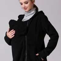 Emotion Moms Winter Breastfeeding Nursing Tops Multi Function Maternity Coat Kangaroo Coat for Pregnant Jacket Maternity Clothes 2